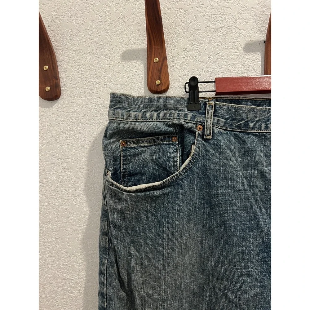 Vintage Polo Jeans Co. Jeans Mens 50x30 Loose Fit Straight Streetwear Denim Blue